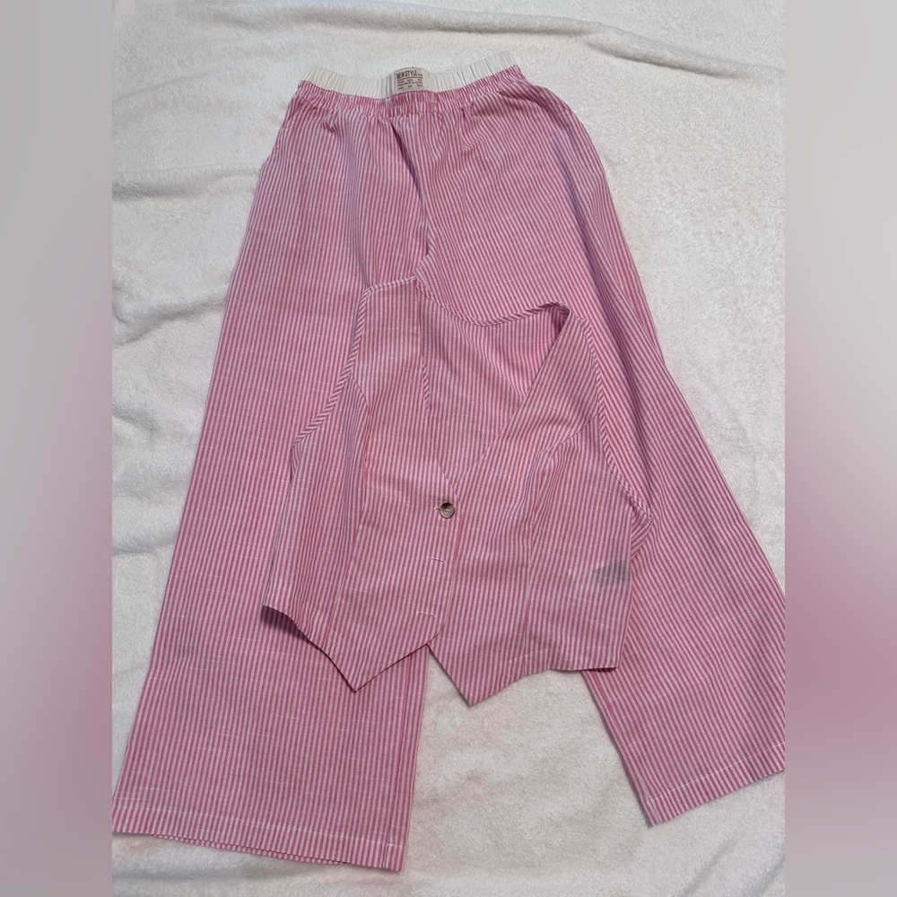 Pink Striped Set
